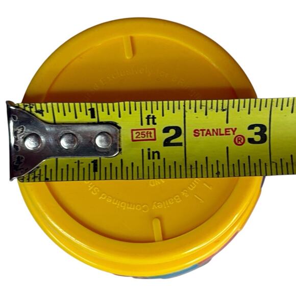 VTG Ringling Bros Barnum & Bailey Circus 3D Yellow Clown Plastic Mug Cup 1990s - Picture 12 of 12